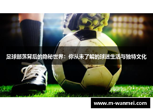 足球部落背后的隐秘世界：你从未了解的球迷生活与独特文化